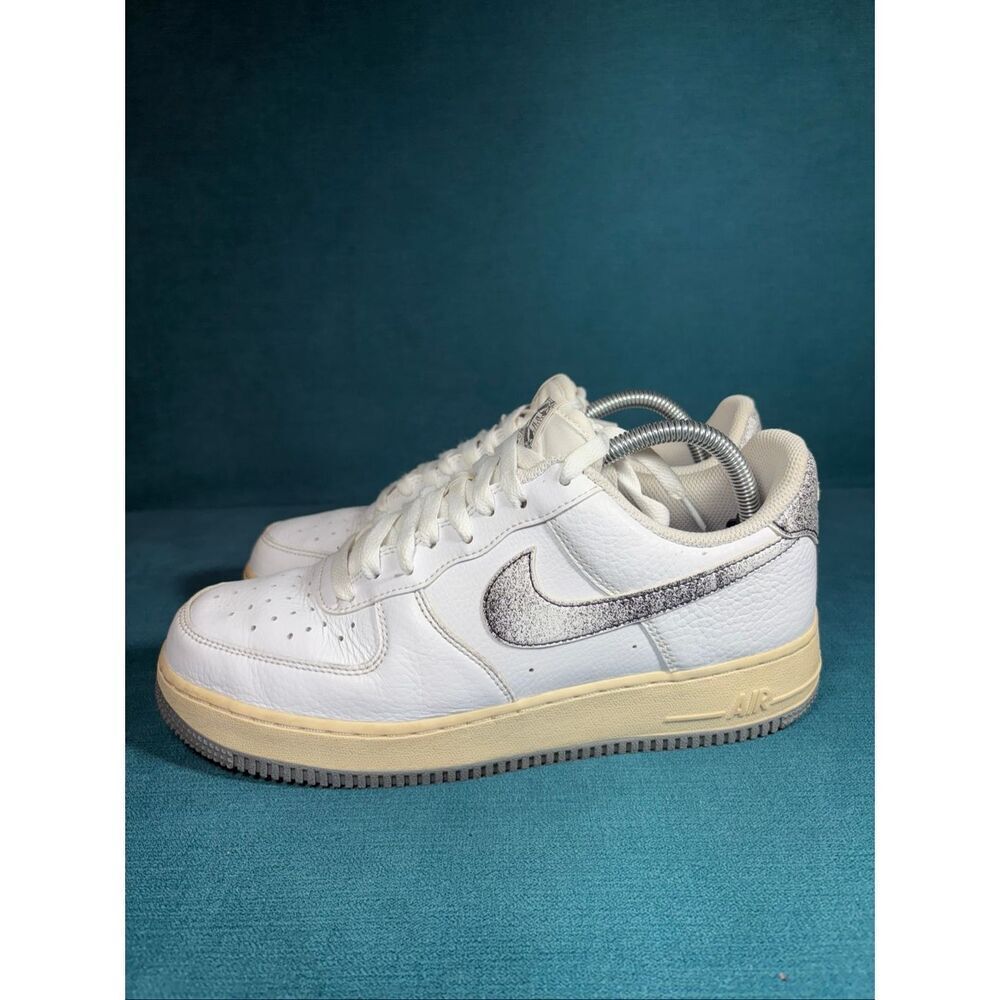 Nike Air Force 1 Low Classics Pack White Silver DV7183-100 Men's Size 8.5
